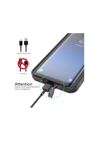 Samsung Uyumlu Galaxy S9 Plus Kilif 360 Su Geçirmez 1-1 Silikon Kapak 392992907
