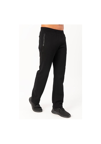 Maraton Sportswear Regular Erkek Düz Paça Basic Siyah Eşofman Altı 21795-siyah Siyah