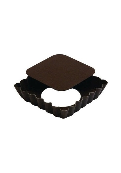 Tart Kalıbı Mini Kare Çıkma Tabanlı 10 Cm Diğer
