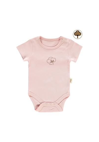 Civil Baby Bebek Organik Çıtçıtlı Badi 0-18 Ay Pembe 14330R022SS1-2 Pembe