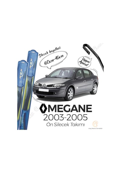 Renault Megane 2 Ön Silecek Takımı (2003-2005) RBW Hibrit