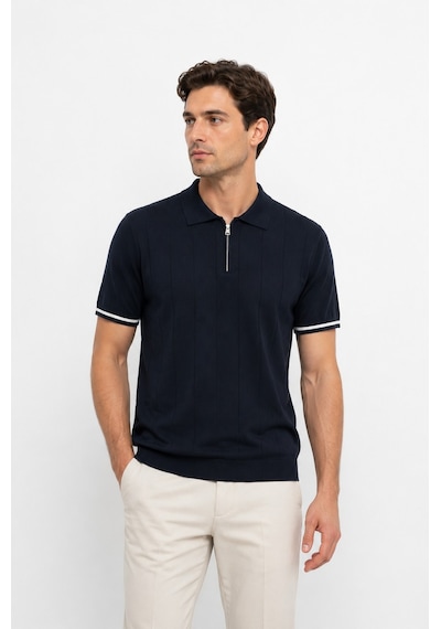 Cazador Erkek Triko Lacivert Polo Yaka Tshirt 34260