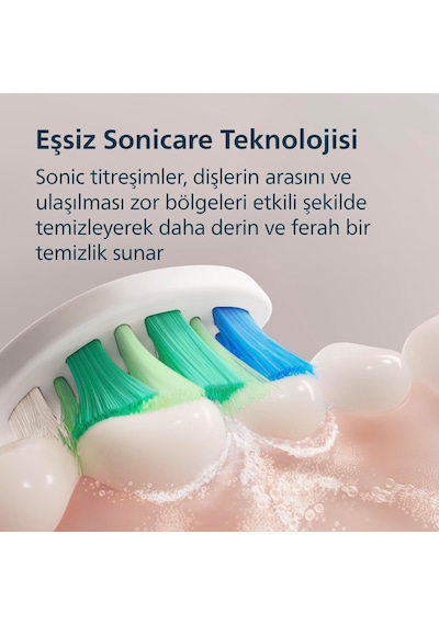 Türk Philips Sonicare 2100 Sonic Şarjlı Diş Fırçası, 3 Kat Plak T