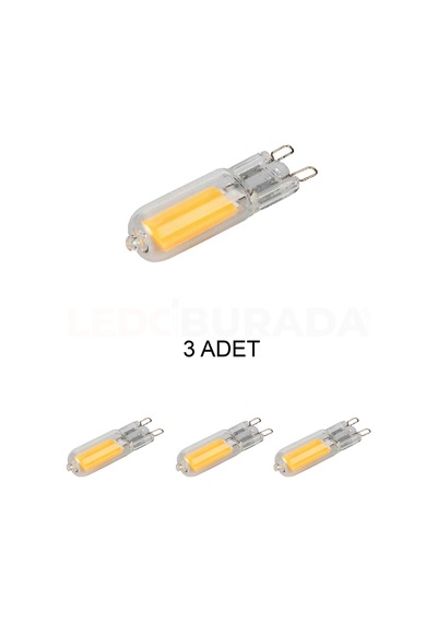 Cata Ct-4222 Kapsül Ampül 7w Beyaz Işık G9 Duy - 3 Lü Paket