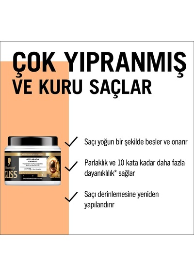 Ayrex Ultimate Repair Saç Bakım Maskesi 400ml, Çok Yıpranmış Ve Kuru Saçlar