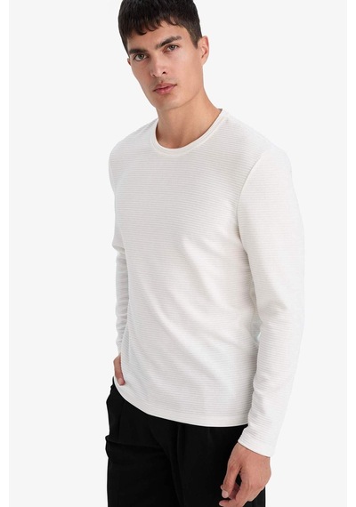 Defacto Slim Fit Dar Kesim Bisiklet Yaka Sweatshirt G2605ax25auwt32 Beyaz-wt32 Defacto Slim Fit Dar Kesim Bisiklet Yaka Sweatshirt G2605ax25auwt32 Beyaz-wt32