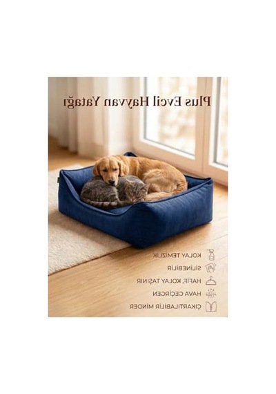 Silinebilir Kedi Ve Köpek Yatağı Small 35x50 Cm
