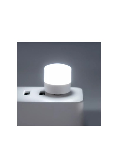 Mini Usb Kamp Ve Gece Lambası Çok Amaçlı Usb Yuvarlak Led Lamba Beyaz