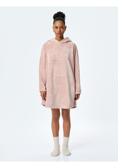 Koton Cepli Uzun Kollu Oversize Kapüşonlu Peluş Sabahlık Pembe 5wlk70021mk Gül Gülkurusu Koton Cepli Uzun Kollu Oversize Kapüşonlu Peluş Sabahlık Pembe 5wlk70021mk Gül Gülkurusu