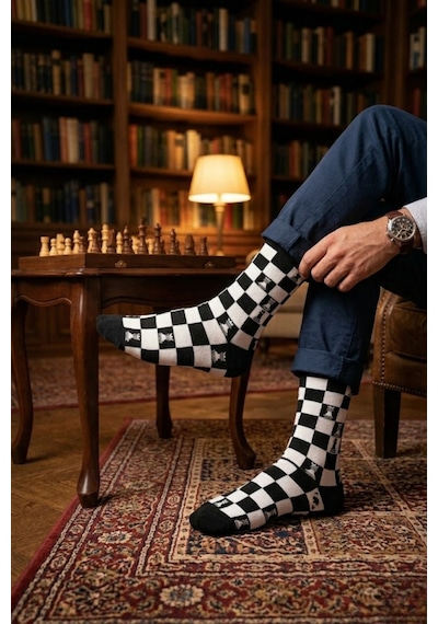 Socketta 4'lü Karışık Renk Erkek Fashion Pamuk Dikişsiz Takviyeli Gaming Soket Çorap - Premium Siyah Socketta 4'lü Karışık Renk Erkek Fashion Pamuk Dikişsiz Takviyeli Gaming Soket Çorap - Premium Siyah