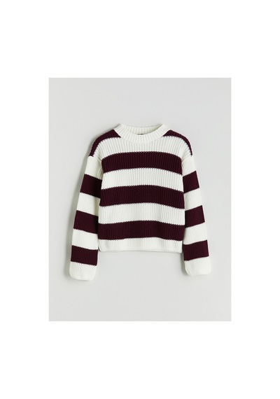 LC Waikiki Alıta Cıty Farkıyla Lcw Kids Bordo Oval Yaka Çizgili Kız Çocuk Kazak Bordo - 925578153 Bordo LC Waikiki Alıta Cıty Farkıyla Lcw Kids Bordo Oval Yaka Çizgili Kız Çocuk Kazak Bordo - 925578153 Bordo