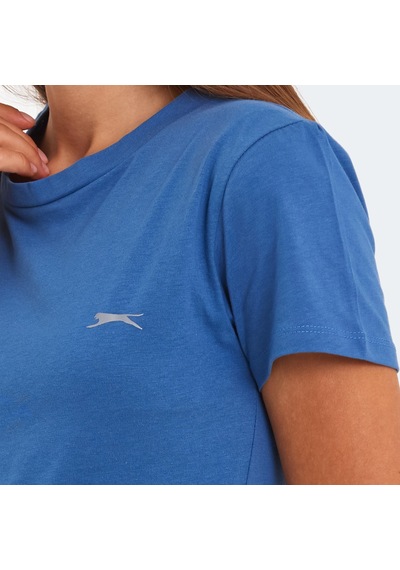 Slazenger KORNELI I Kadın Slim Fit Indigo Tişört