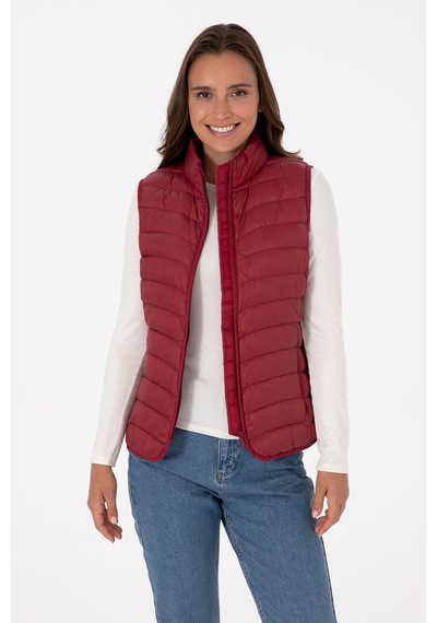 U.s. Polo Assn. Kadın Yelek Dokuma 50308083-vr104 Koyu Frambuaz/dark Raspberry