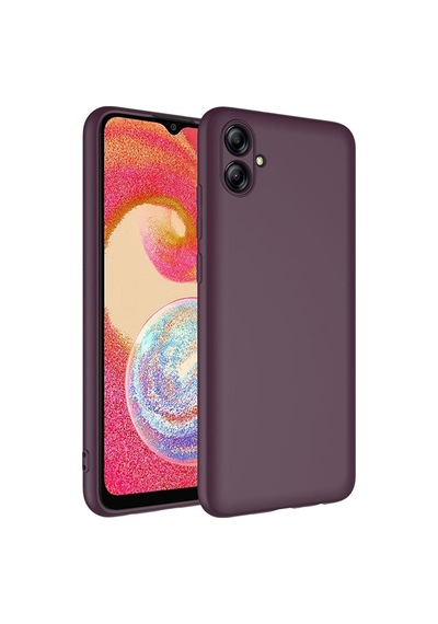Galaxy A04e Kılıf Zore Mara Lansman Kapak Koyu Mor