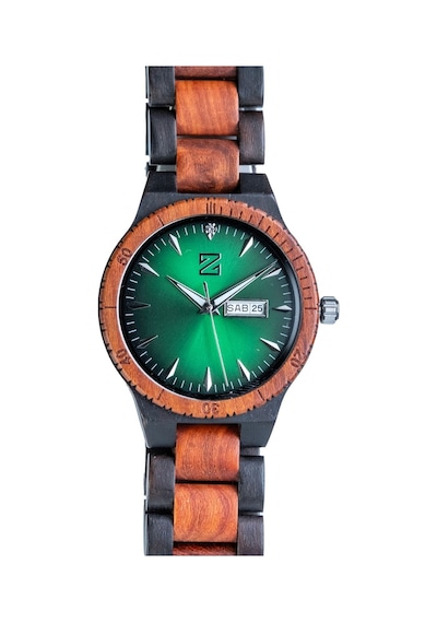 Zebrino Zbr-al-bl Alloy-blossom Ahşap Erkek Kol Saati 41 Mm