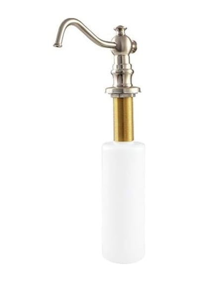 Brass Sd7608 Vintage Sabunluk, Fırçalanmış Nikel, 25,4 Cm 000 Açık Krem