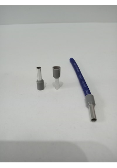 12GA Yalıtımlı Amfi Kablosu Ucu -4mm İzoleli Hoparlör Uç - 4 Adet