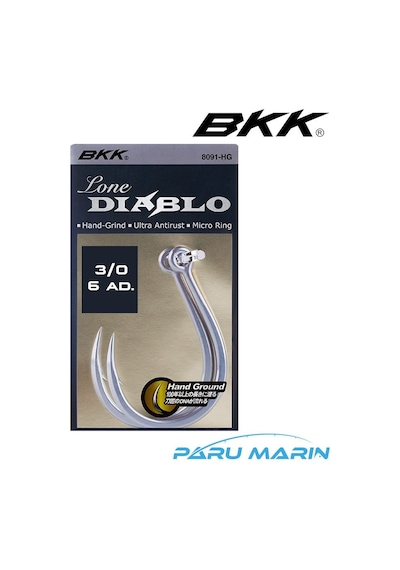 BKK Lone Diablo Tekli İğne 3/0 , 6 adet