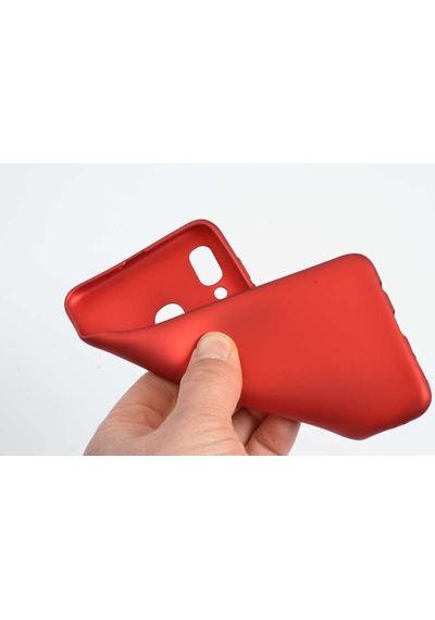 Samsung Uyumlu Galaxy A30 Kılıf Zore Premier Silikon Kapak-Siyah