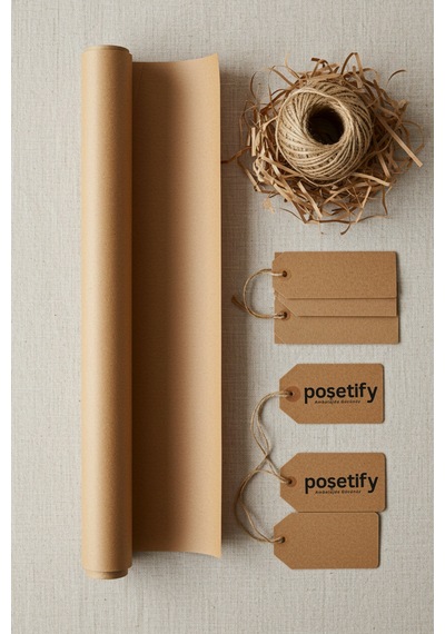 Düz Kraft Paketleme Kağıdı 50 Lu 70x100 Cm Çok Amaçlı Ambalaj Kâğıdı