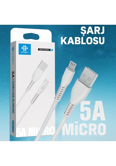 Erdo Ticaret Micro 5a 1m Usb Şarj Kablosu Arb-010 Erdotıca Standart