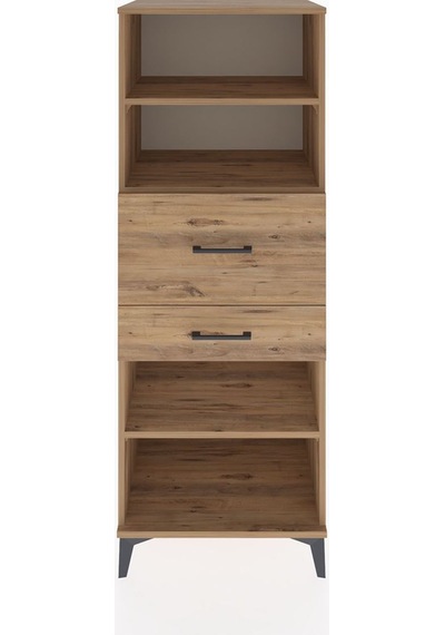Hyperion Dolap 3 Raflı 2 Çekmeceli 60x44x163 Çam-çam Atlas Çam