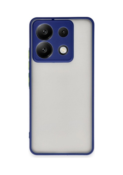 Herşeytrend Xiaomi Redmi Note 13 Pro 5g Kılıf Montreal Silikon Kapak - Lacivert Çok Renkli