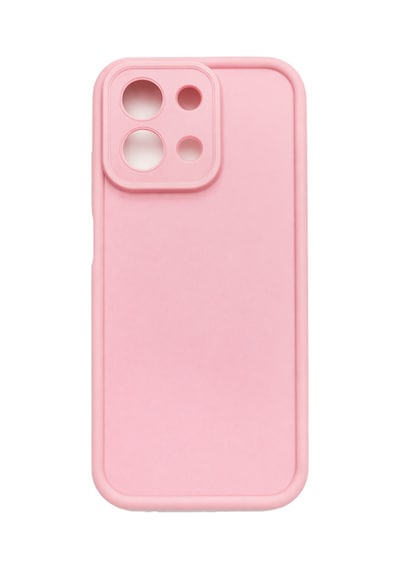 Mi Redmi 15c Uyumlu Kamera Çıkıntılı Mat Silikon Telefon Kılıfı Pembe