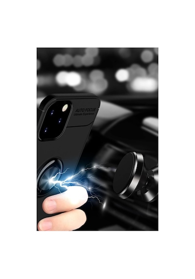 Apple iPhone  Uyumlu,  12 Kılıf Range Yüzüklü Silikon - Mavi