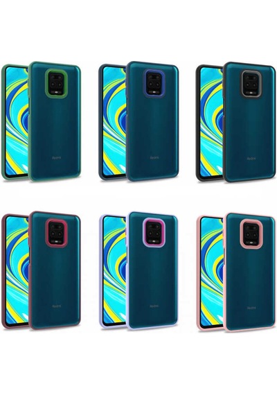 Xiaomi Redmi Note 9s Kılıf Zore Flora Kapak Lila