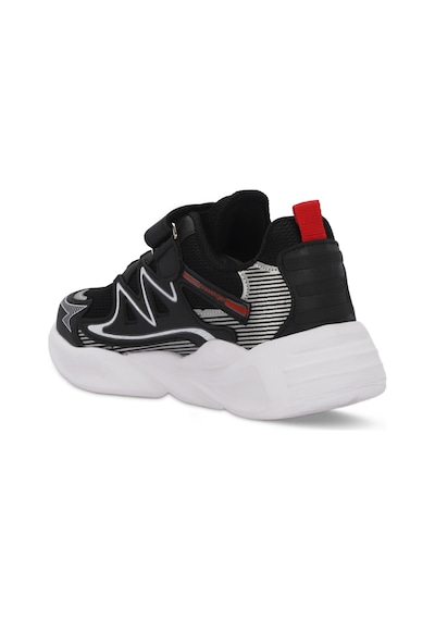 Slazenger KYRIE Çocuk Cırt Cırtlı Siyah / Kırmızı Günlük Spor Ayakkabısı