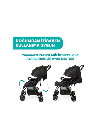 Ohlala 3 Bebek Arabası Grey Mist