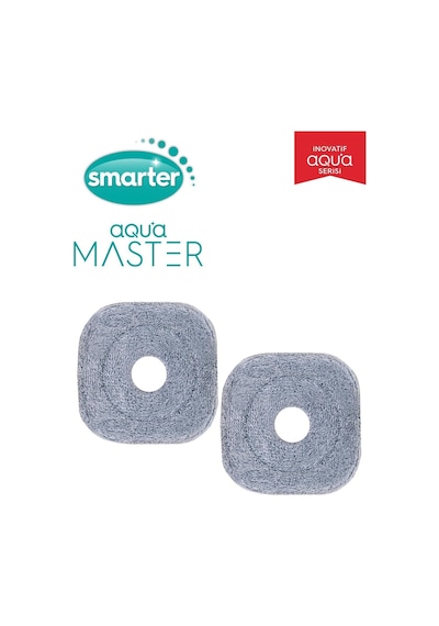 Smarter Aqua Master 2 Yedek Mop Temiz & Kirli Suyu Ayırma Özelliği Otomatik Temizlik Seti Mop Paspas