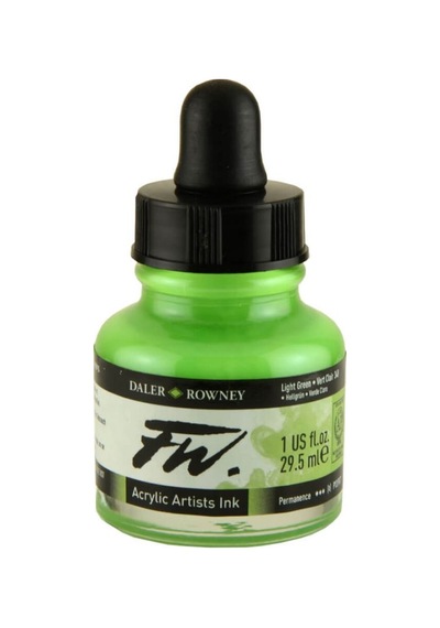 Dr Fw Acrylic Artist Ink 29.5Ml Cam Şişe Light Green 348