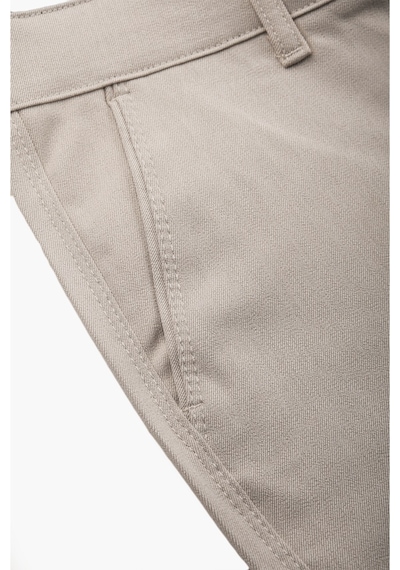 Deepsea Erkek Bej Modern Fit Likralı Kumaş Pantolon Günlük & Ofis Kullanımı 2602020 Bej