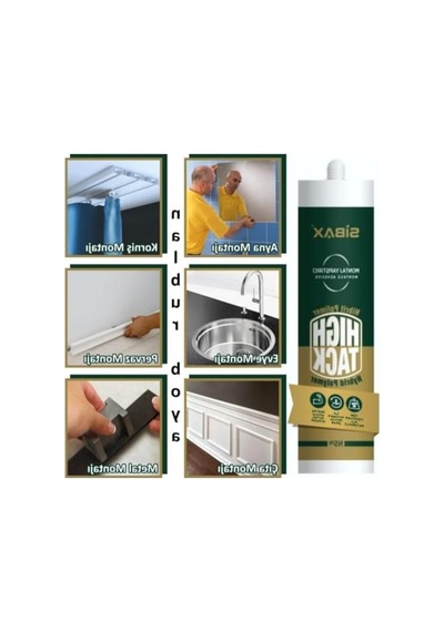 310ml Beyaz Hibrit Montaj Yapıştırıcısı, Yüksek Yapışma Gücü İle Çeşitli Malzemeler İçin