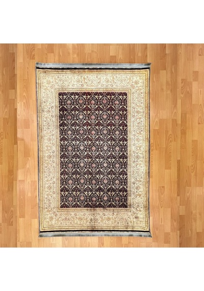 Şah Abbasi Desenli 120 X 180 Cm Dijital Baskı Halı Bej