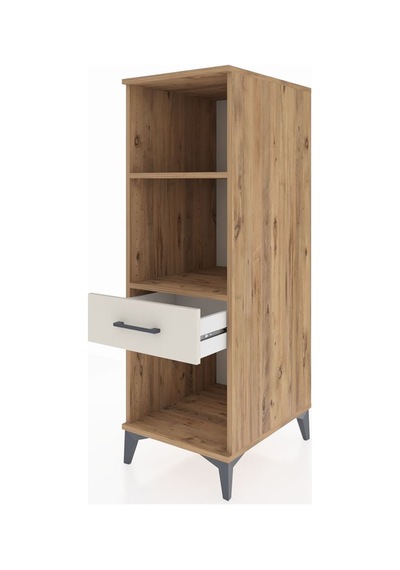 Kronos Dolap 2 Raflı Tek Çekmeceli 44x59x134 Çam-aytaşı Çam