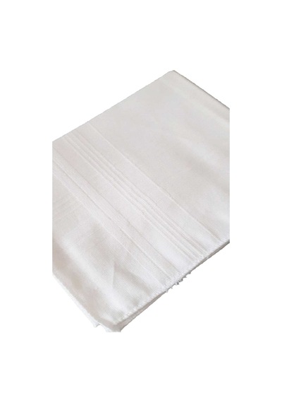 3 Lü Özel Paket Premium Erkek Mendil Seti %100 Pamuk 42x42 Cm Beyaz