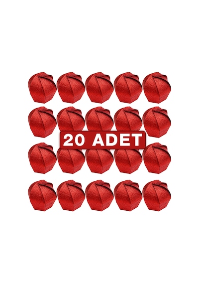 Altın Varak Premium Cupcake - Hediye, Şeker Ve Kurabiye Sunum İkram Kutusu Gold - 20'li Paket