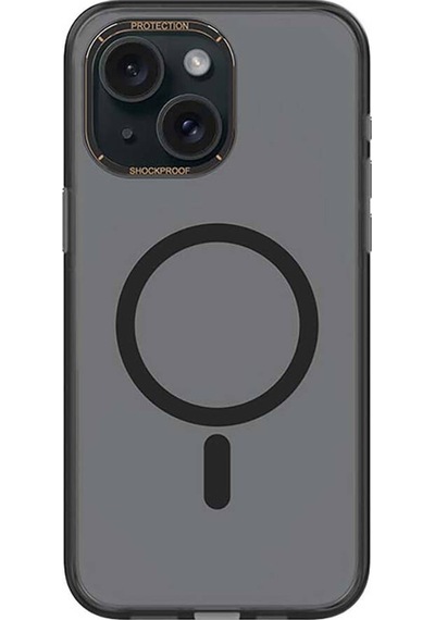 Apple Uyumlu iPhone 15 Plus Kılıf Magsafe Şarj Özellikli Cam Arka Yüzey Recci Michelin Serisi Kapak Siyah Apple Uyumlu iPhone 15 Plus Kılıf Magsafe Şarj Özellikli Cam Arka Yüzey Recci Michelin Serisi Kapak Siyah