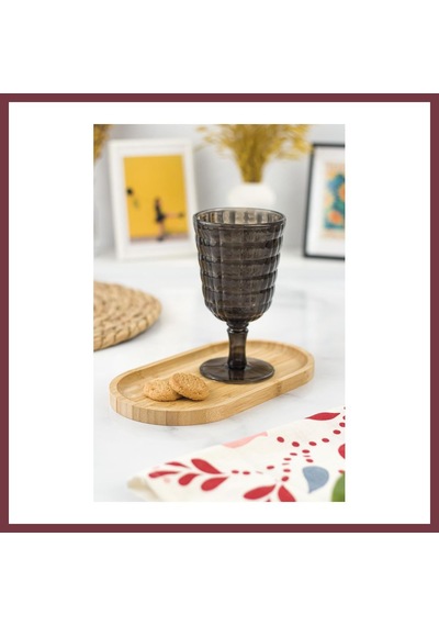 Storeşahin Allegra Füme Kadeh Bardak - 450 Ml Tekli Akrilik Malzeme - Cam Değildir Kırılmaya Dayanıklı Shn0720