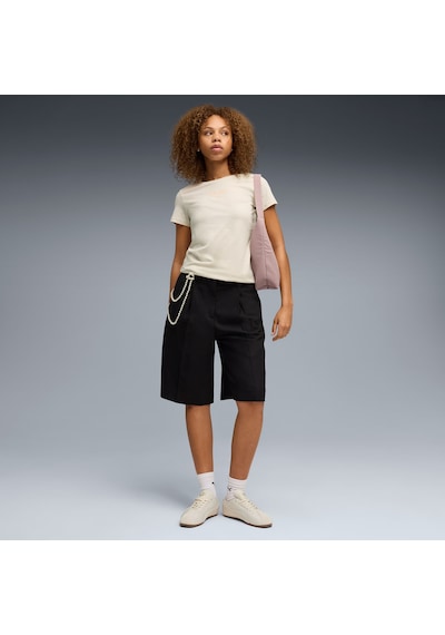 Puma Essentials Script Kadın Krem Tişört 691760-87