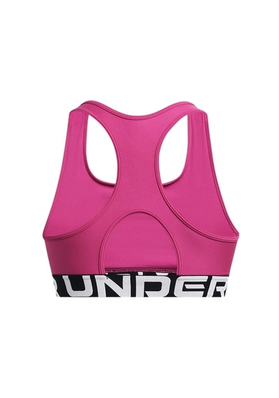 Under Armour Heatgear Armor Mid Bustiyer Kadın Sporcu Sütyeni Pembe