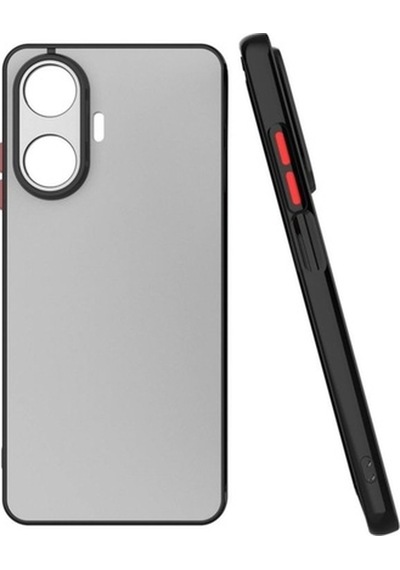 Realme C55 Kılıf Zore Hux Kapak Siyah