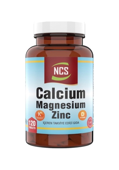 Kalsiyum Magnezyum Çinko 120 Tablet Vitamin D & K