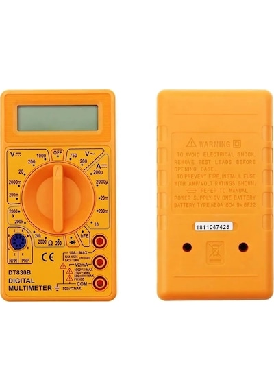 Dijital Ölçü Aleti Dt - 830d Multimetre Avometre