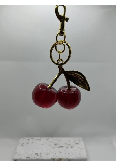 Cherry Çanta Aksesuarı / Charmı Kırmızı