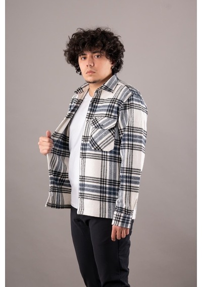 Bican Çift Cepli Oversize Erkek Oduncu Gömlek (513380972) Bican Çift Cepli Oversize Erkek Oduncu Gömlek (513380972)