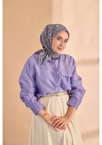Silk Home Yaz Esintisi Eşarp 150002-11 Bebe Mavi, Karolina Mavi, Pembe, Leylak
